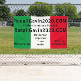 3ft x 5ft recallgavin2020 banner