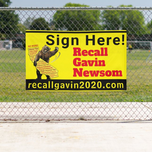 3ft x 5ft Sign Here! (Insitu)