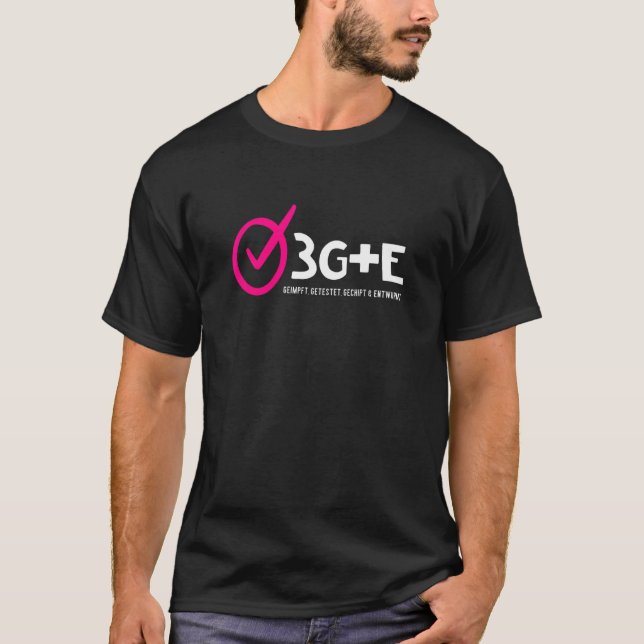 3g+e  Tested Vaccinated Chipped & Wormed T-Shirt (Front)