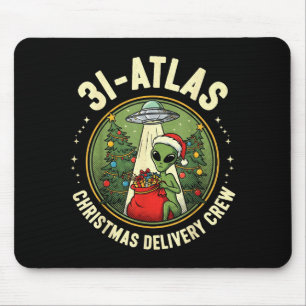 3i_atlas Christmas Delivery Crew Alien Santa Space Mouse Mat