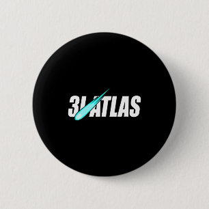 3i_atlas Interstellar Comet  6 Cm Round Badge
