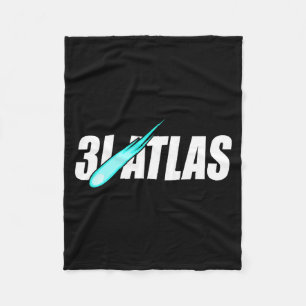 3i_atlas Interstellar Comet Fleece Blanket