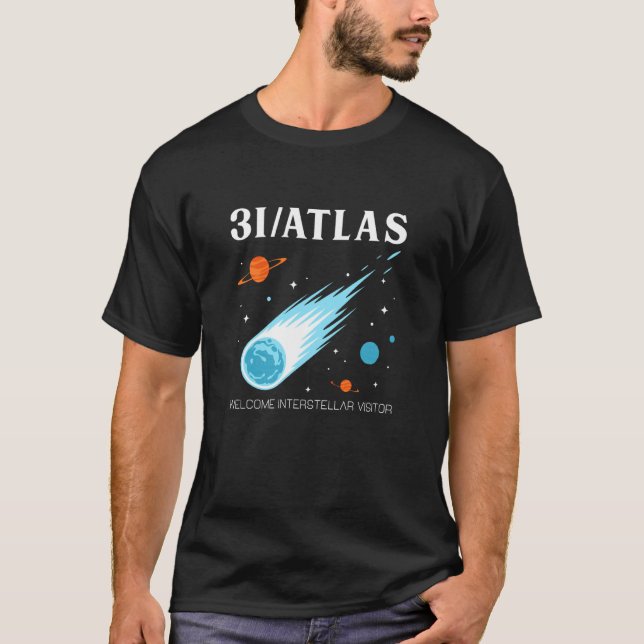 3IAtlas Interstellar Visitor Comet Space Explorati T-Shirt (Front)
