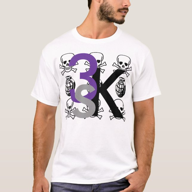 3Kings Skull & Bombs Tee (Front)