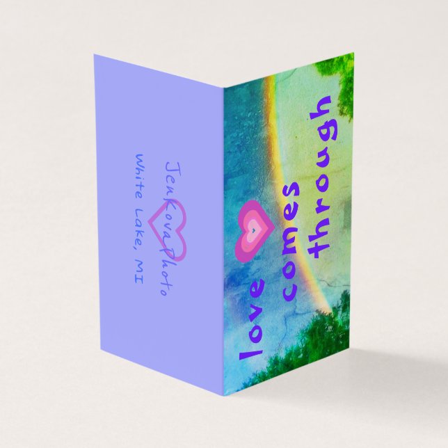 <3LOVE RAINBOW VERDE 2x3.5 GIFT CARD (Outside)