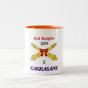 3rd 320th Artillary Red Knights Rakkasans mug
