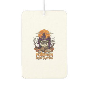 3rd Annual Pumpkin Beer Tasting Halloween Haunted  Car Air Freshener