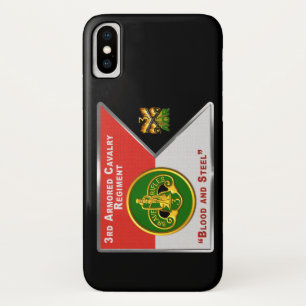 3rd Armored Cavalry Regiment “Brave Rifles” iPhone X Case