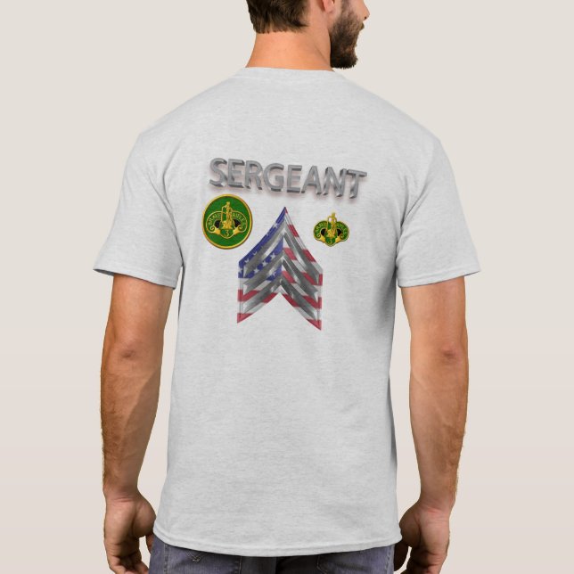 3rd Armored Cavalry Regiment Sergeant T-Shirt (Back)