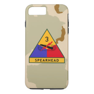 3rd Armored Division "Spearhead" Desert Camo iPhone 8 Plus/7 Plus Case