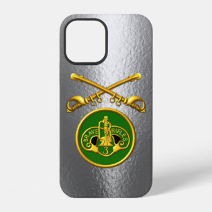 3rd Armoured Cavalry Crossed Sabres Metal iPhone 12 Case