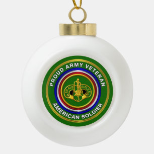 3rd Armoured Cavalry Keepsake Christmas Ceramic Ball Christmas Ornament