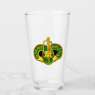 3rd Armoured Cavalry Regiment “Brave Rifles” Glass
