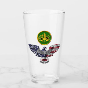 3rd Armoured Cavalry Regiment Eagle Glass Tumbler