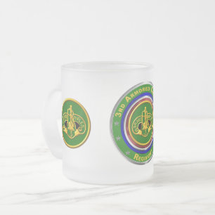 3rd Armoured Cavalry Regiment    Frosted Glass Coffee Mug