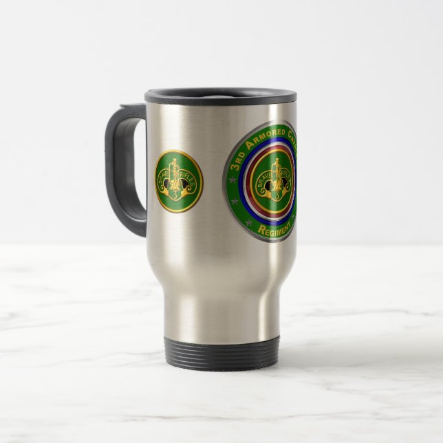 3rd Armoured Cavalry Regiment   Travel Mug (Front Left)