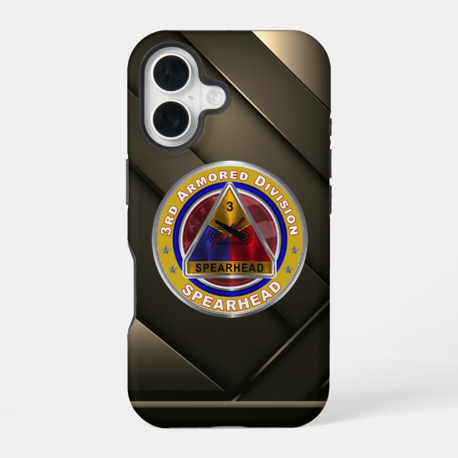 3rd Armoured Division  iPhone 16 Case (Back)