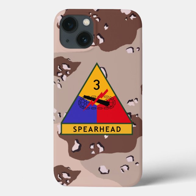 3rd Armoured Division "Spearhead" Desert Camo Case-Mate iPhone Case (Back)