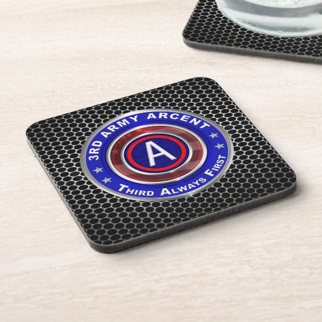 3rd Army ARCENT Coaster (Left Side)