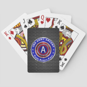 3rd Army ARCENT  Playing Cards