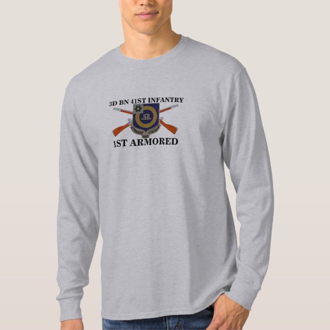 3RD BATTALION 41ST INFANTRY 1ST ARMORED SHIRT (Front)