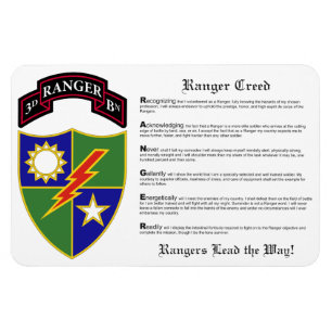 3rd Battalion - 75th Ranger Regiment Magnet 4x6