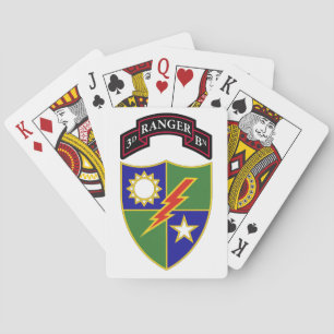 3rd Battalion - 75th Ranger Regiment Playing Cards