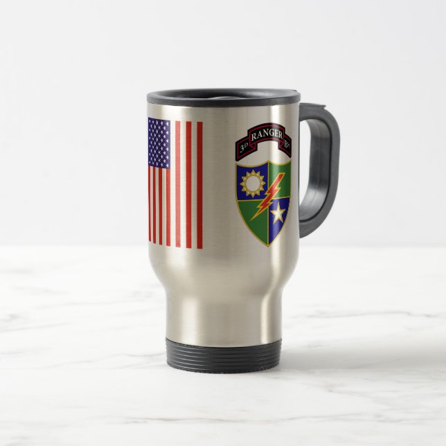 3rd Battalion - 75th Ranger Regiment Travel Mug (Front Right)