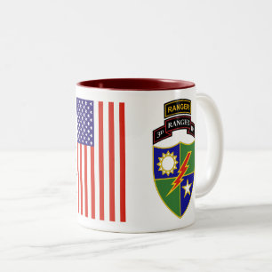 3rd Battalion - 75th Ranger w/Tab Two-Tone Mug