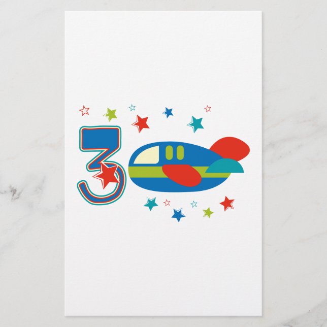3rd Birthday Aeroplane (Front)