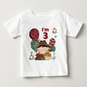3rd Birthday Cowboy T-shirts and Gifts