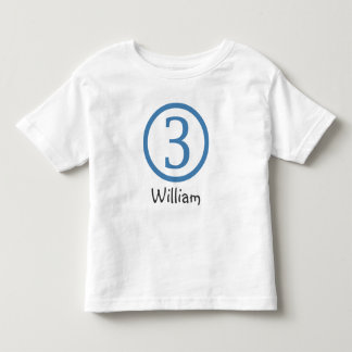 3rd Birthday Customisable T-Shirt Boy