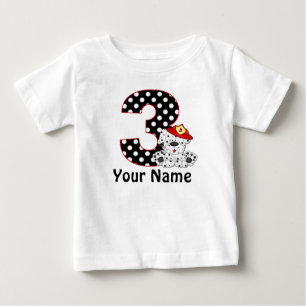 3rd Birthday Dalmatian Personalised T Shirt