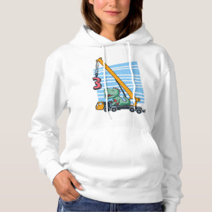 3rd Birthday for 3 year old Kids B-day Hoodie