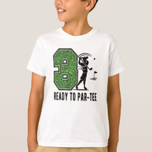 3rd Birthday Gift Golf Player 3 Year Old Boy T-Shirt