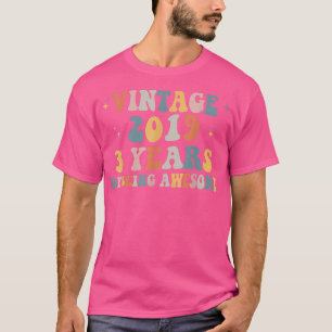 3rd Birthday Gift Vintage 2019 Limited Edition 3 Y T-Shirt