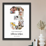 3rd Birthday Number 3 Photo Collage Custom Picture Poster<br><div class="desc">Celebrate your little one's milestone 3rd birthday with this personalised number 3 photo collage poster. This customisable gift is a perfect way to display precious memories from your baby's third year. The poster features a collage of photos capturing those special moments, and it can be customised with your child's name...</div>