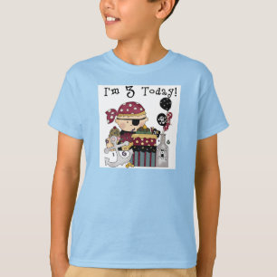 3rd Birthday Pirate Tshirts and Gifts