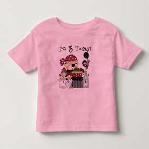 3rd Birthday Pirate Tshirts and Gifts