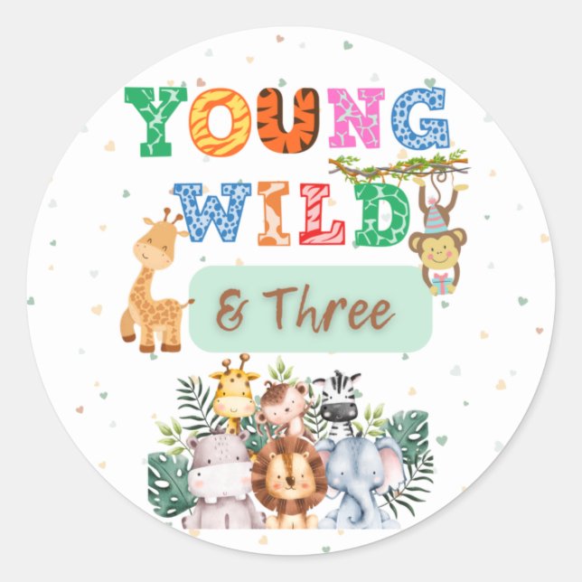 3rd Birthday Stickers (Front)