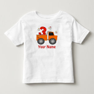 3rd Birthday Truck Personalised T-shirt
