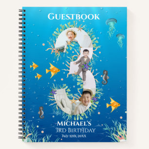 3rd Birthday Under The Sea Photo Guest Book