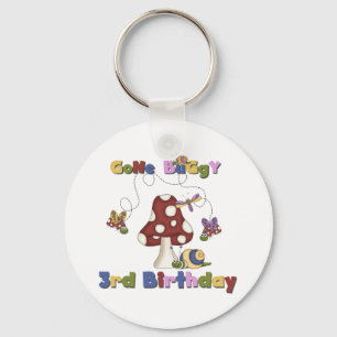 3rd Bug Birthday Tshirts and Gifts Key Ring