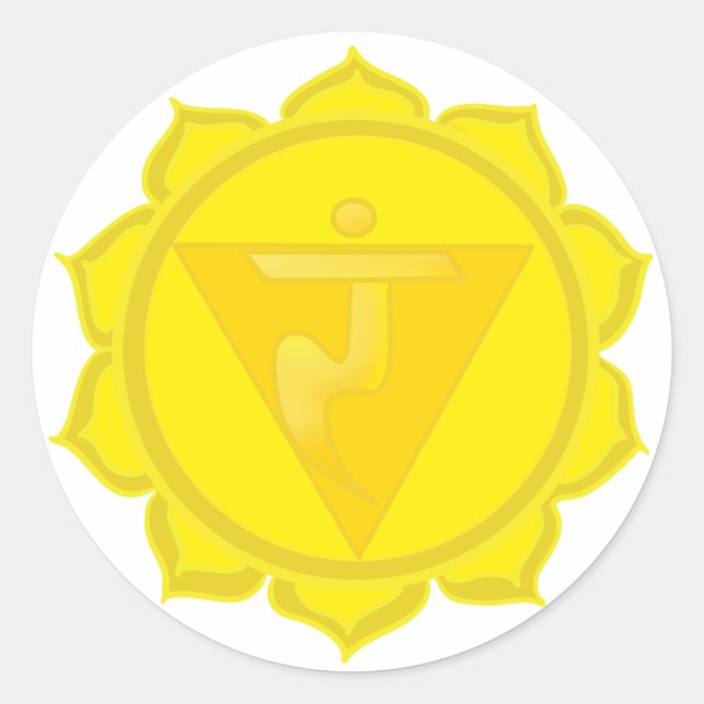3rd Chakra  Sticker (Front)
