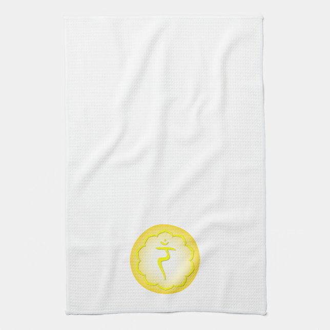 3rd Chakra Tea Towel (Vertical)