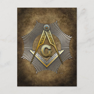 3rd Degree: Master Mason Postcard
