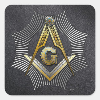 3rd Degree: Master Mason Square Sticker