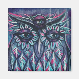 3rd Eye Owl Magnet