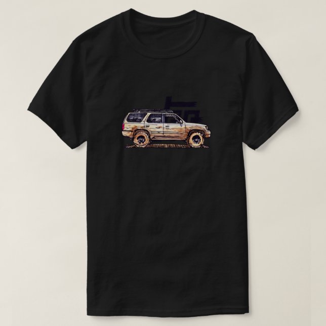 3rd Gen 4Runner TRD - Tan Classic T-Shirt (Design Front)