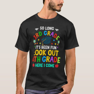 3rd Grade 4th Here I Come First Day Back To School T-Shirt